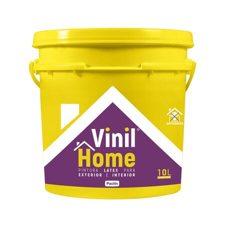 Pintura Latex Vinil Home Interior Exterior 10 lts Blanco