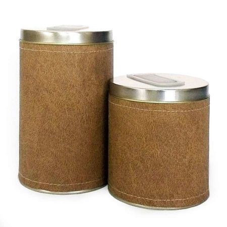 Yerbera y azucarera Liso Marron