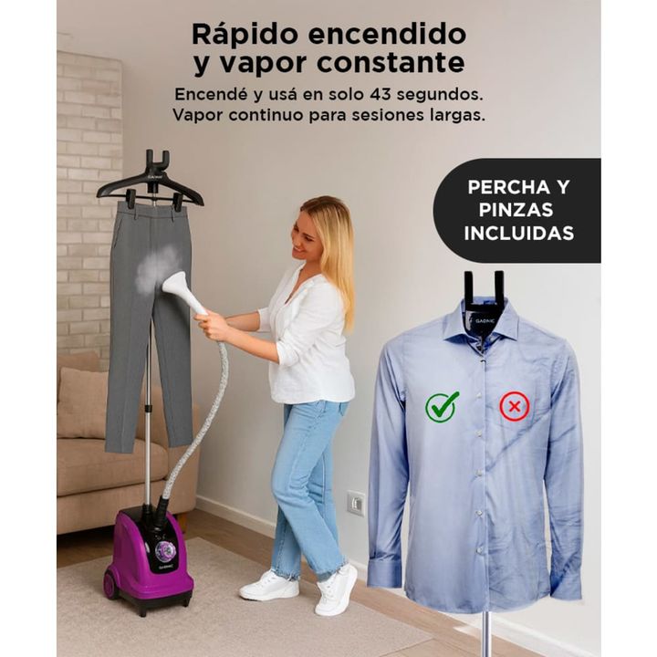 Vaporizador Plancha a Vapor Gadnic PL9000 1800w 250v - Vista 5