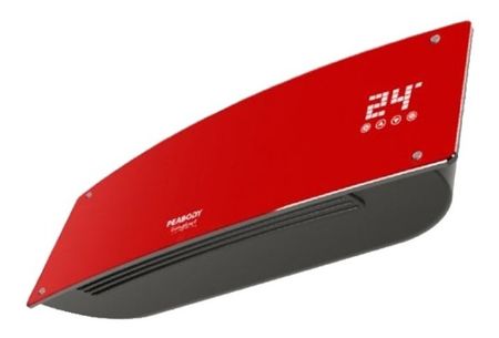 SPLIT CALOVENTOR PEABODY PE-CV20R - ROJO, 2000W, C/CONTROL REMOTO, SISTEMA PARA MONTAR EN LA PARED