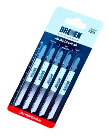 Hojas de Calar Bremen Encastre T Madera T101B Set 5 Piezas