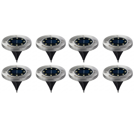 Estaca Solar Pinche 8 Leds X8 Unidades Frias