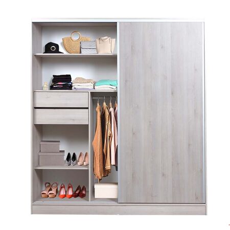 PLACARD MURANO 1,80 PINO BLANCO SIN ESPEJO