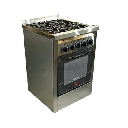 Cocina Whirlpool Gas Natural WFO4NBR 49 Cm Inoxidable
