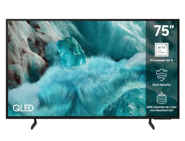 Smart Tv Qled Samsung 75P 4K Q7Fa - Vista 1