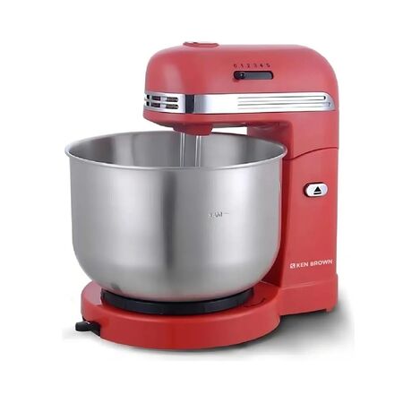 BATIDORA KEN BROWN KH451 BOWL 3.5 LTS ACERO INOX 450 WTS ROJO