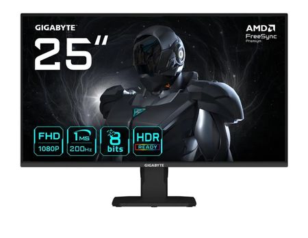 Monitor Gamer Gigabyte 25 Pulgadas 200hz 1ms Freesync Hdmi Dp Fhd Ips