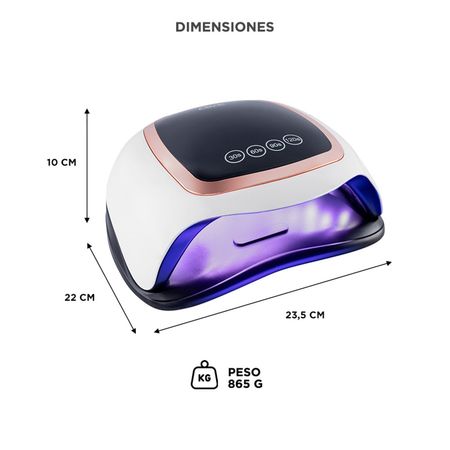 Cabina Para Uñas Gadnic Future V3 168w Uso Profesional Digital y Touch