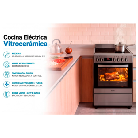 Cocina Escorial CEV-60 60Cm Eléctrica Vitrocerámico