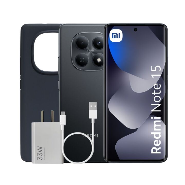 Celular Xiaomi Redmi Note 15 256gb 8gb Ram Negro - Vista 1