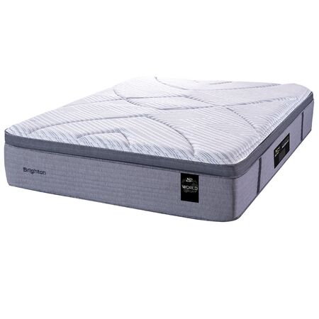 Colchon King Koil Brighton 2 Plazas y Media 140x190cm Resortes Pocket Europillow Viscoelastico