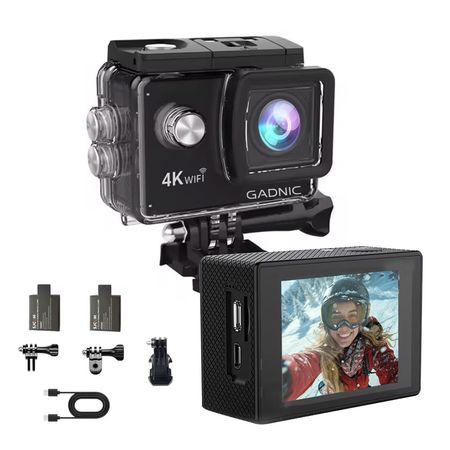 Cámara Deportiva Gadnic AIR 4K WiFi Pantalla LCD 2 Pulgadas Gran Angular 170 16 MP