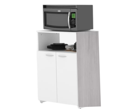 Mueble para microondas Piro con puertas Cmm063 blanco jacaranda