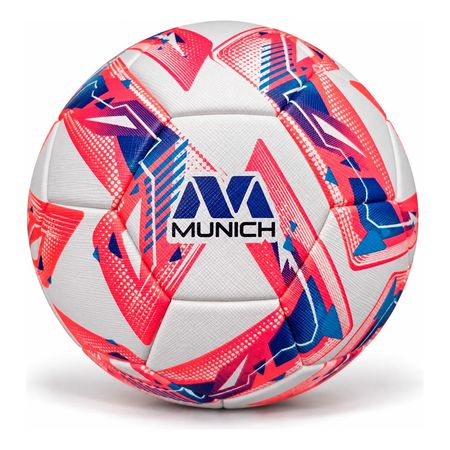 Pelota Futsal Munich Rumba Medio Pique Camara De Butilo Color Blanco