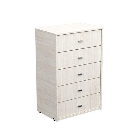 CHIFONIER 5 CAJONES CAJONERA MILENIAL MELAMINA MOSCONI 56730 COLOR VENEZIA