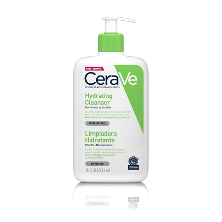 Cerave Limpiador Facial Hidratante Piel Normal a Seca 473ml