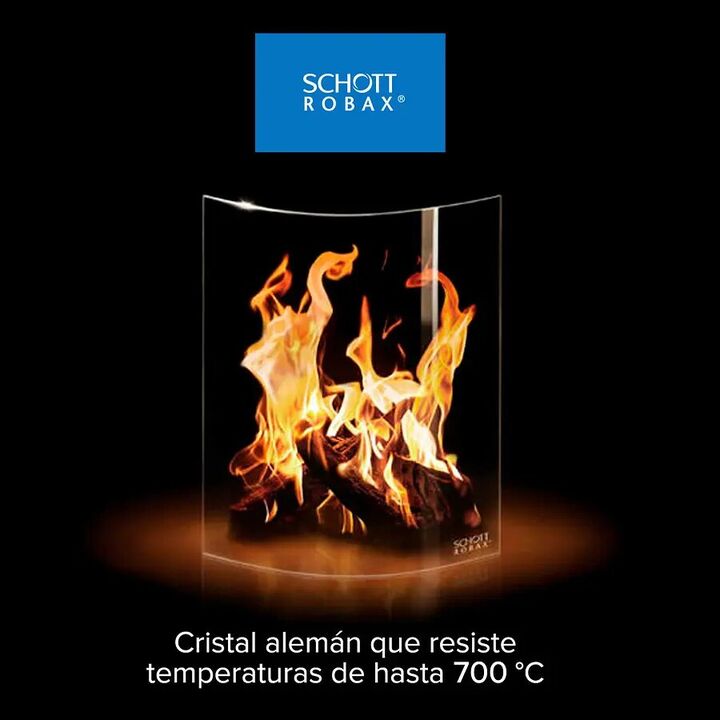 Salamandra a leña Bosca Gold 380 Charcoal - Vista 4