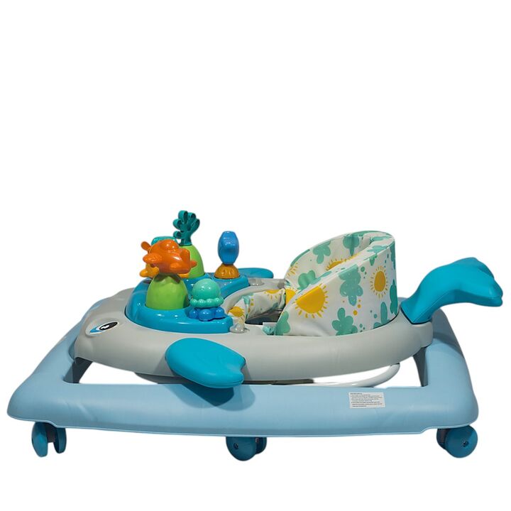 Andador con luces y sonidos Infanti Ballena Luminosa azul - Vista 10