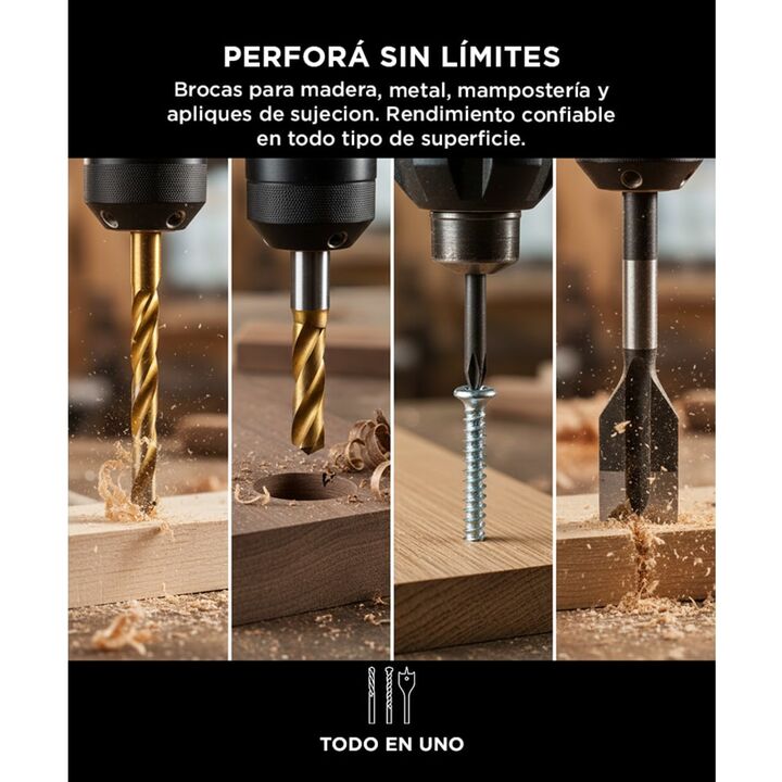 Juego de Mechas Para Taladro Gadnic DL246 246 brocas - Vista 3