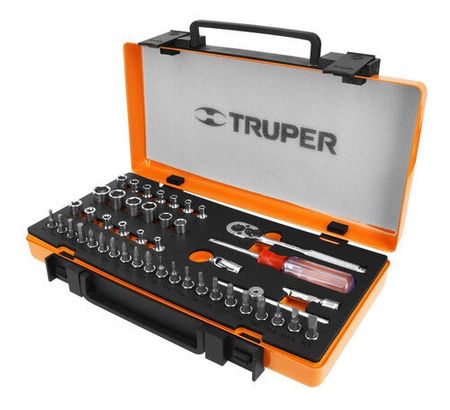 Set Kit Juego De Tubos Truper - 45 Piezas  C/ Maletin