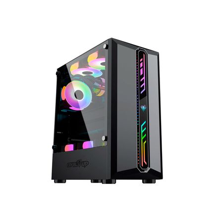 Gabinete Gamer Level Up Cassiopeia Atx Ventilador Led Rgb Lu-261000000