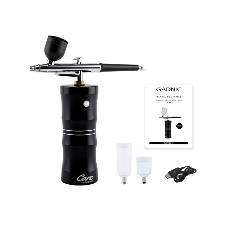Mini Compresor Gadnic Aerógrafo Facial Manicura - Vista 7