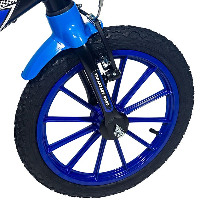 Bicicleta de paseo R16 con cantimplora GTS azul - Vista 8