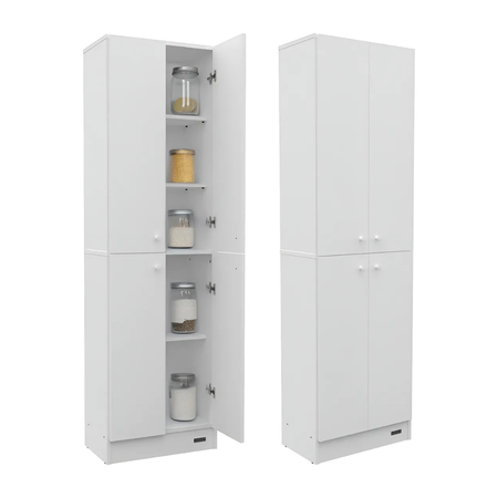 despensero de cocina mosconi 170cm 4 puertas blanco