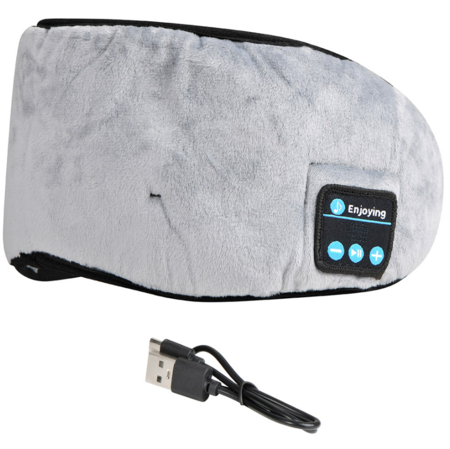 Antifaz para Dormir Gris Gadnic con Bluetooth