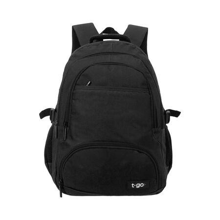 Mochila Porta Notebook Urbana Diseño Lisa 25l Color Negro