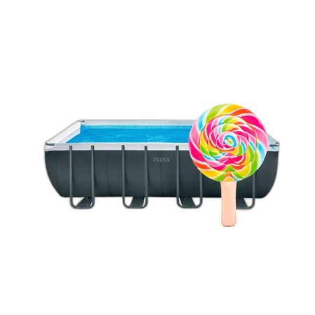 Combo Pileta Intex 17203L 549x274x132 + Colchoneta Intex Paleta Chupetin