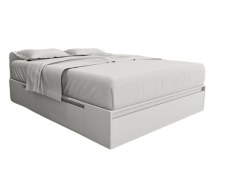Base Cama Box Linea Minimal 1.60m 4 Cajones Con 1 Puerta 6443 Everest Tables
