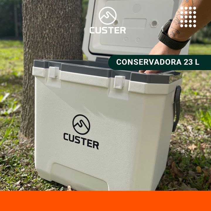 Conservadora Heladera Premium 23 Litros Portatil Custer - Vista 7