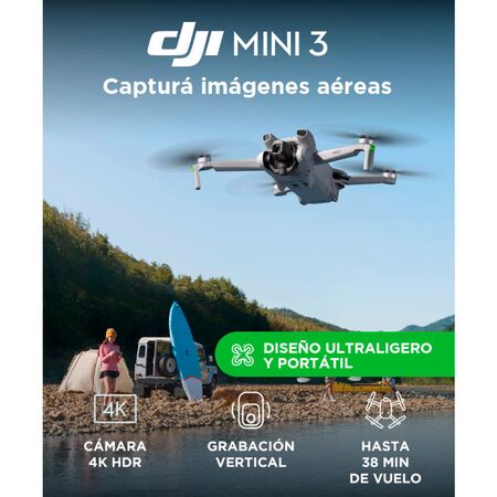 Drone con Cámara DJI Mini 3 Single Full HD 4K