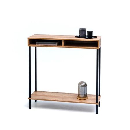 Recibidor madera y metal DS Home 94x91x30 cm Atakama