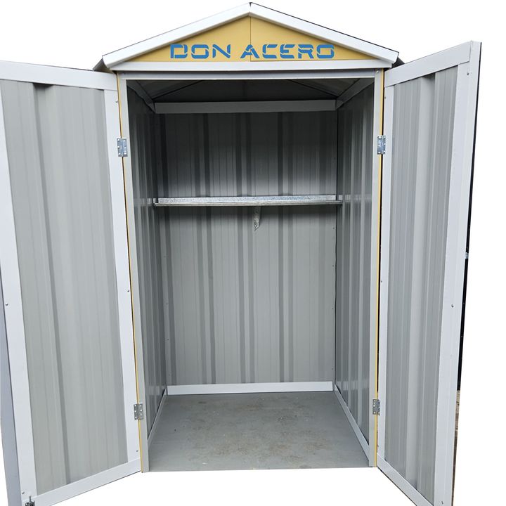 Armario Deposito Galpon de jardin 1x.58x2 Arena Piso + Estante Calibre 28 DON ACERO - Vista 3