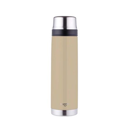 TERMO AESTHETIC PARA MATE VONNE COLOR BEIGE DE 1 LITRO