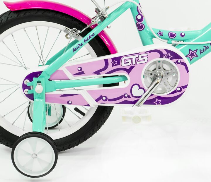 Bicicleta GTS R16 de paseo Verde - Vista 4