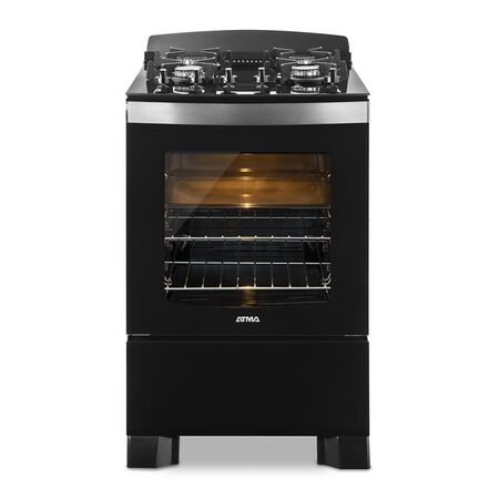Cocina Atma CCM056N 56Cm M-Gas Negra