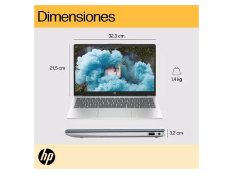 Notebook Fhd Hp 14-em0002la Ryzen 5 7520u 8gb 512gb Ssd w11