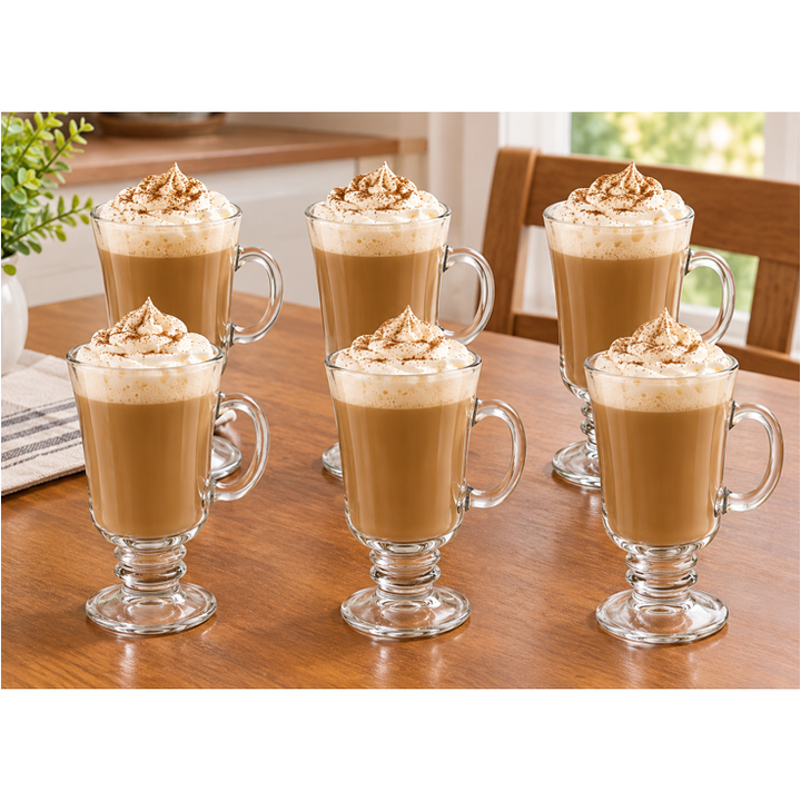 Set x6 Jarros Cafe Mug Capuchino Irish Coffee - Vista 3