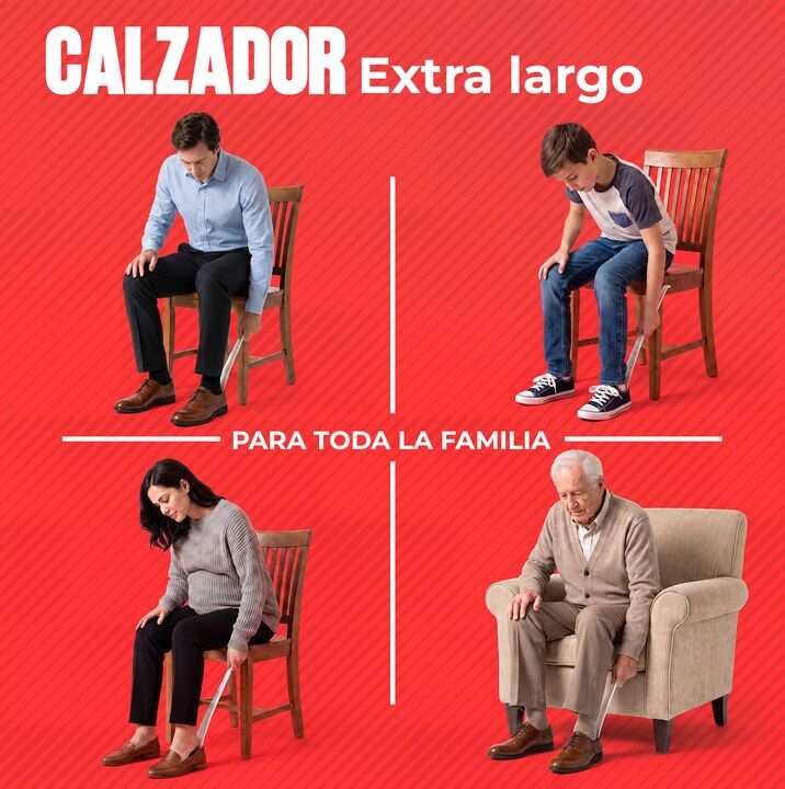 CALZADOR LARGO NEGRO - Vista 5