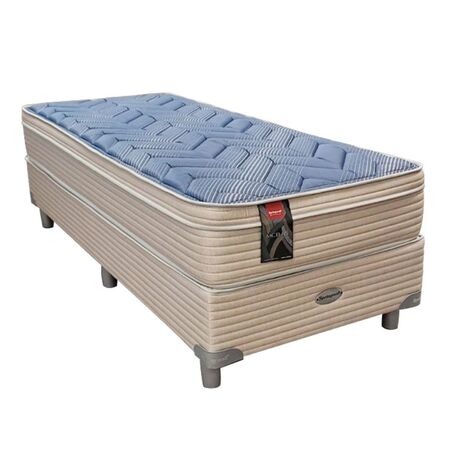 SOMMIER-COLCHON RESORTES SPRINGWALL MCB 115 - 080x190x24 + NVO BOX 23CM, EURO PILLOW (G25115080190)