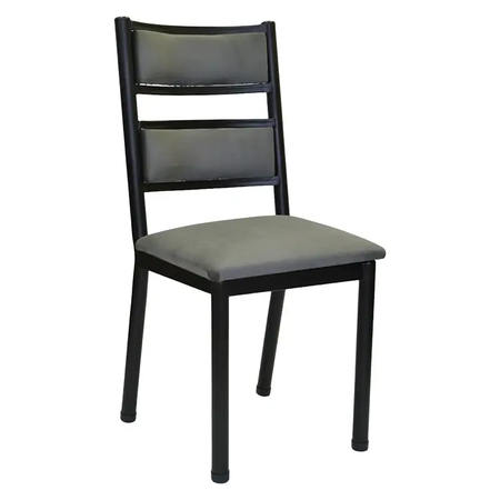 Silla Silcar  S-35 Caño Aluminio Negro