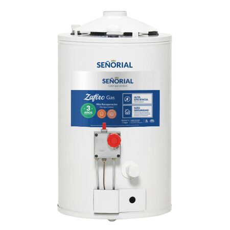 TERMOTANQUE A GAS SEÑORIAL ZAFIRO 30LT