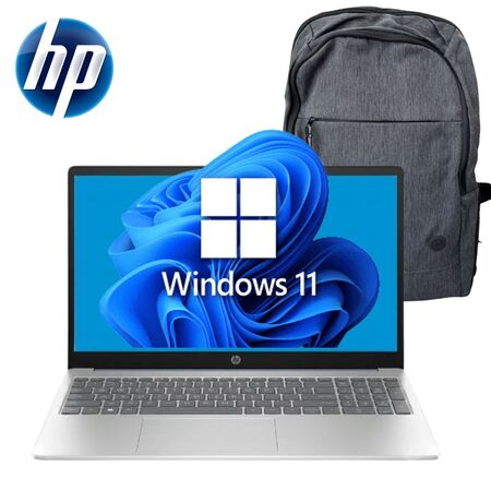 COMBO ORIGINAL HP: NOTEBOOK HP 15 R5-7520U 8GB SSD512 GB W11HOME + MOCHILA HP 