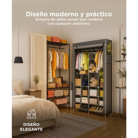 Armario Mueble Organizador Gadnic SHR19 Ropa Zapatos Accesorios