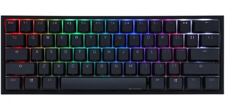 Teclado Gamer Ducky One 2 Mini RGB Kailh Box White Switch Mecanico Iso Sp