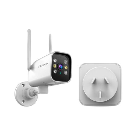 Combo Cámara IP Dekkin 4MP + Enchufe Inteligente Dekkin 16A 3520W