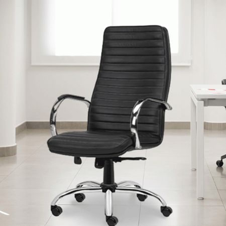 Sillón Bastone Portantino 901 Tapizado Negro